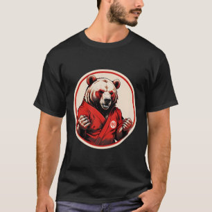 T-shirt Karate Bear Plush - Arts Martiaux Inspiré Red Home