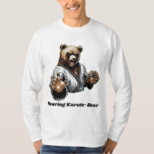 T-shirt "Karate-Bear torride" (Devant)