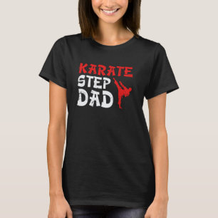 T-shirt Karate Beau-Père Fier Karate Beau-Papa Karate Beau