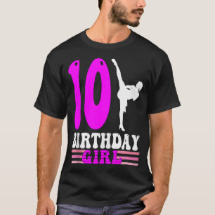 T-shirt Karate Birthday Kids 10th Birthday Taekwondo