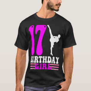T-shirt Karate Birthday Kids 17th Birthday Taekwondo