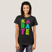 T-shirt Karate Black Belt Gi Uniforme Karate (Devant entier)