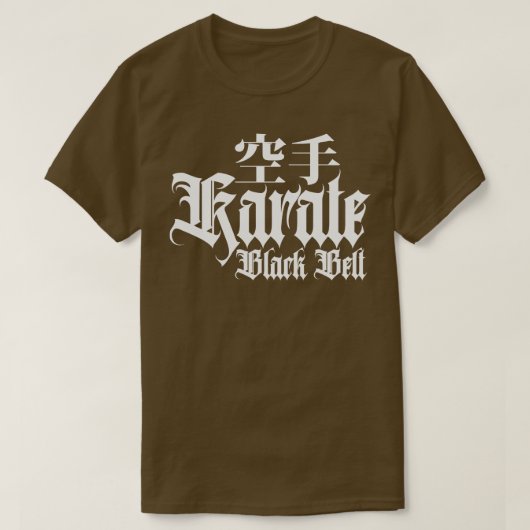 T-shirt Karate Black Belt Master (Design devant)