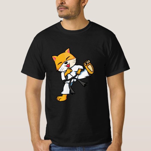 T-shirt Karaté Cat (Devant)