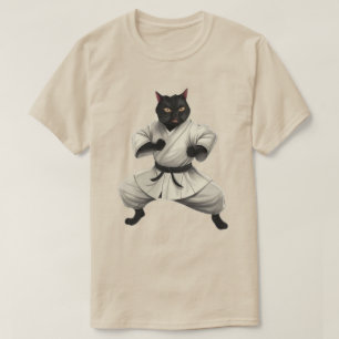 T-shirt Karate Cat