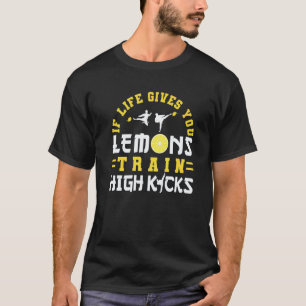 T-shirt Karate Ceinture Noire Gi Uniforme Si La Vie Vous D