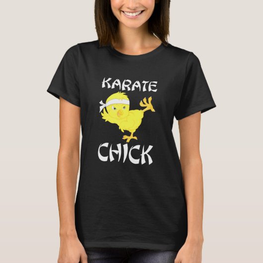 T-shirt Karate Chick - Martial Art Comic Idea (Devant)