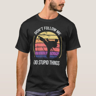 T-shirt Karate Classique Ne Me Suivez Pas Je Fais Des Cho