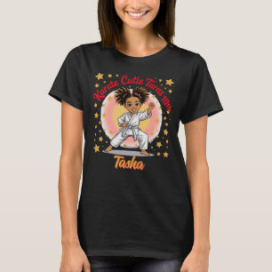 T-shirt Karate Cutie Anniversaire Fête de Fille Art Martia