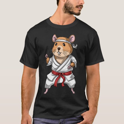 T-shirt Karate de hamster (Devant)