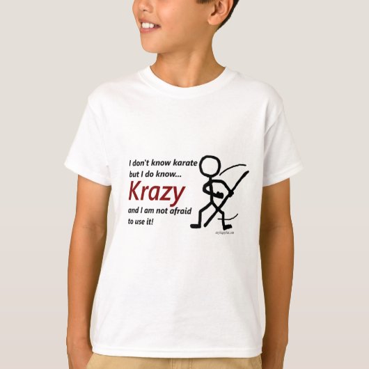 T-shirt Karaté de Krazy (Devant)