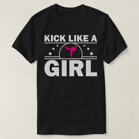 T-shirt Karaté Design Pour Filles Femmes Enfants Martial A (Design devant)