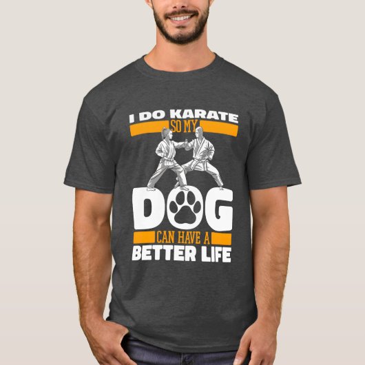 T-shirt Karate Dog amis amis (Devant)