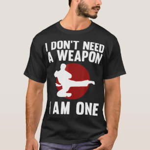 T-shirt Karate drôle pour hommes femmes Taekwondo Arts mar
