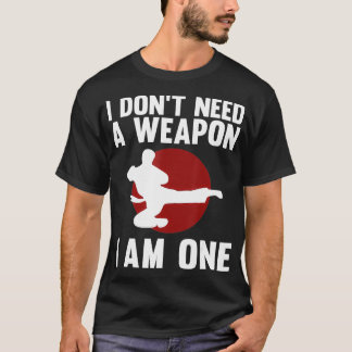 T-shirt Karate drôle pour hommes femmes Taekwondo Arts mar