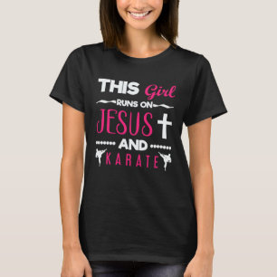 T-shirt Karate Girl court sur le Karate