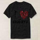 T-shirt Karate goju ryu J'aime (Design devant)