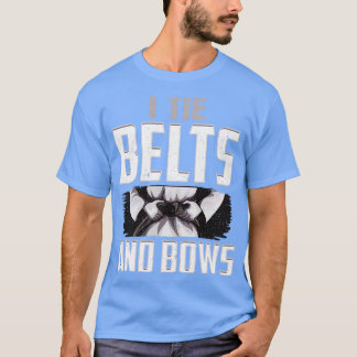 T-shirt Karate I Cravate Ceintures Pas Bows Martial Arts G