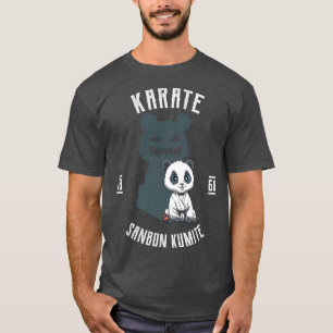 T-shirt Karate Japon Panda Karate Japonais Arts martiaux