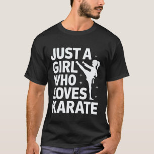 T-shirt Karate Juste Une Fille Qui Aime Karate