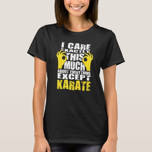 T-shirt Karate Karate Design (Devant)