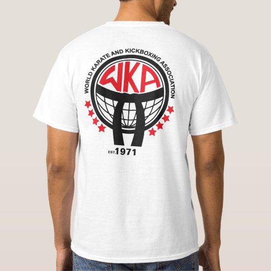 T-shirt karaté kickboxing style classique (Dos)