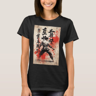 T-shirt Karate Kyokushin Calligraphie Japonaise Arts Marti
