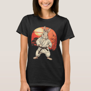T-shirt Karate Lapin Jiu-Jitsu Mma Taekwondo Arts Martiaux