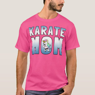 T-shirt Karate Maman Chemise Famille Correspondant Unicorn