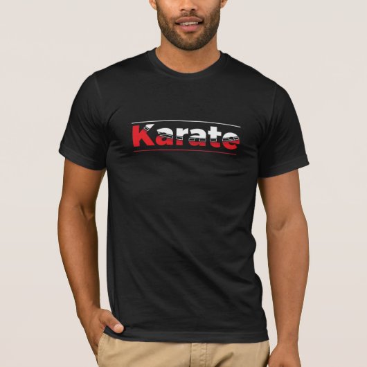 T-shirt Karate Martial Arts Rouge (Devant)