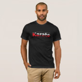 T-shirt Karate Martial Arts Rouge (Devant entier)