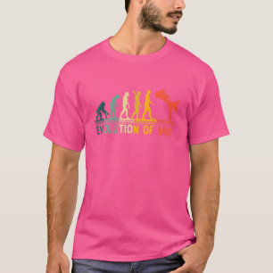 T-shirt Karate martiale vintage Taekwondo Evolution Homme