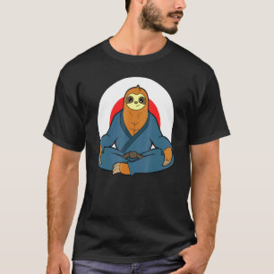 T-shirt Karate Master Arts Martiaux Jiu Jitsu Sloth 2