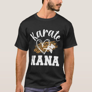 T-shirt Karate Nana Leopard Karate Nana Grandma 1
