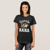 T-shirt Karate Nana Leopard Karate Nana Grandma 1 (Devant entier)