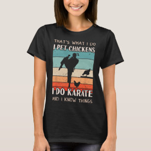 T-shirt Karate Outfit - Chicken Breeder Design Femmes Kara
