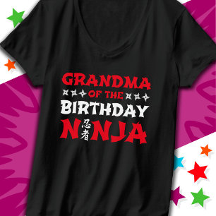 T-shirt Karate Party Enfants grand-mère de l'anniversaire