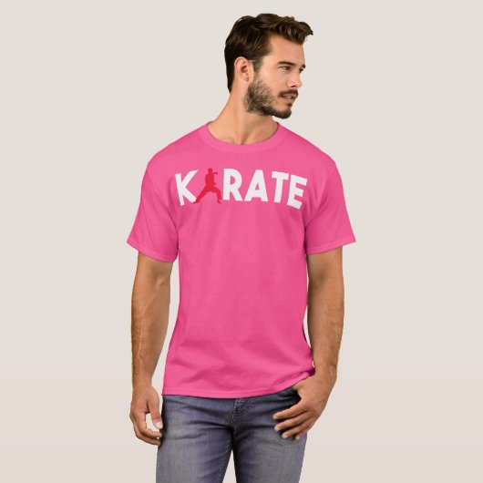 T-shirt Karate Player Shirt Karate Love-R Cadeau (Devant entier)