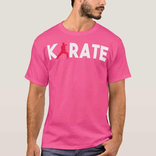 T-shirt Karate Player Shirt Karate Love-R Cadeau (Devant)