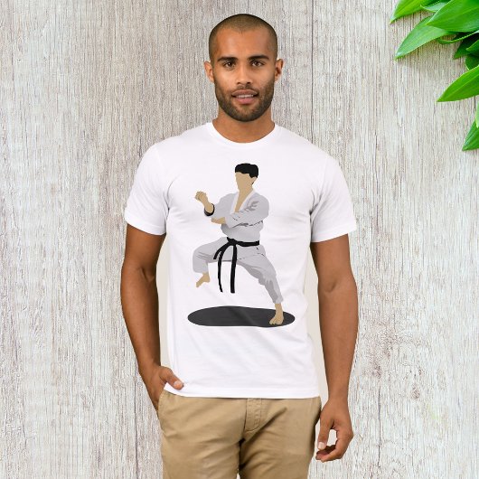 T-shirt Karate Pose Mens