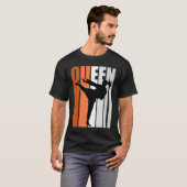 T-shirt Karate Queen Orange Gray White Belt Practice Daugh (Devant entier)