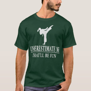 T-shirt Karate Sous-Estime Moi, Dames Autonomisation 3430 