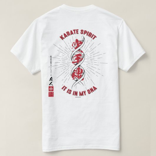 T-shirt Karate Spirit dans mon ADN (Design dos)