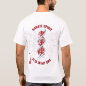 T-shirt Karate Spirit dans mon ADN (Dos)