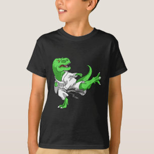 T-shirt Karate T-rex Dino Elève Dinosaure Professeur Karat