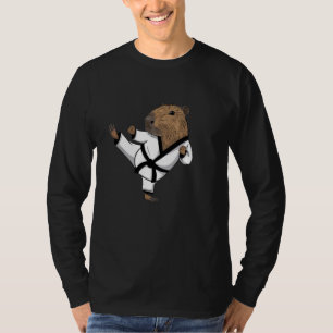 T-shirt Karate Taekwondo Funny Capybara Jiu Jitsu Femmes G