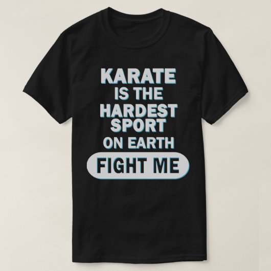 T-shirt Karate Taekwondo Mens Judo Arts martiaux (Design devant)