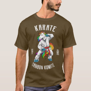 T-shirt Karate Unicorn - Karate Japanese Martial Arts Figh