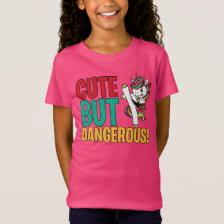 T-Shirt Karaté Unicorn Taekwondo mignonne mais dangereux d