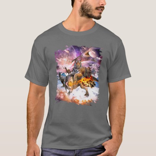 T-shirt Karate Yin Yang Tiger Dragon (Devant)